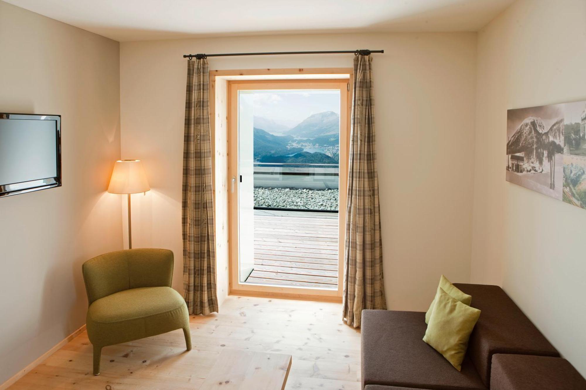 Romantik Hotel Muottas Muragl Samedan Kültér fotó